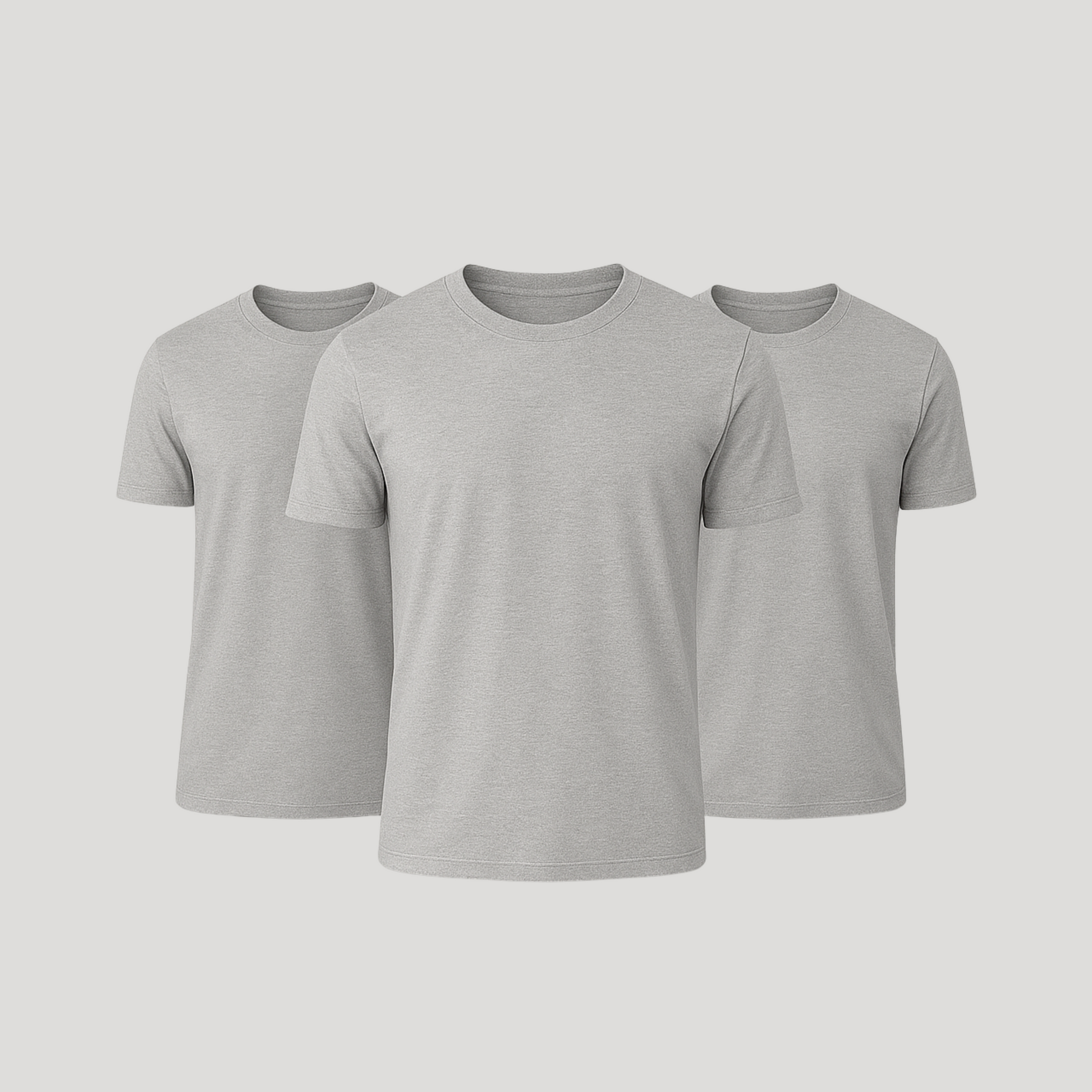 3 Heather Grey