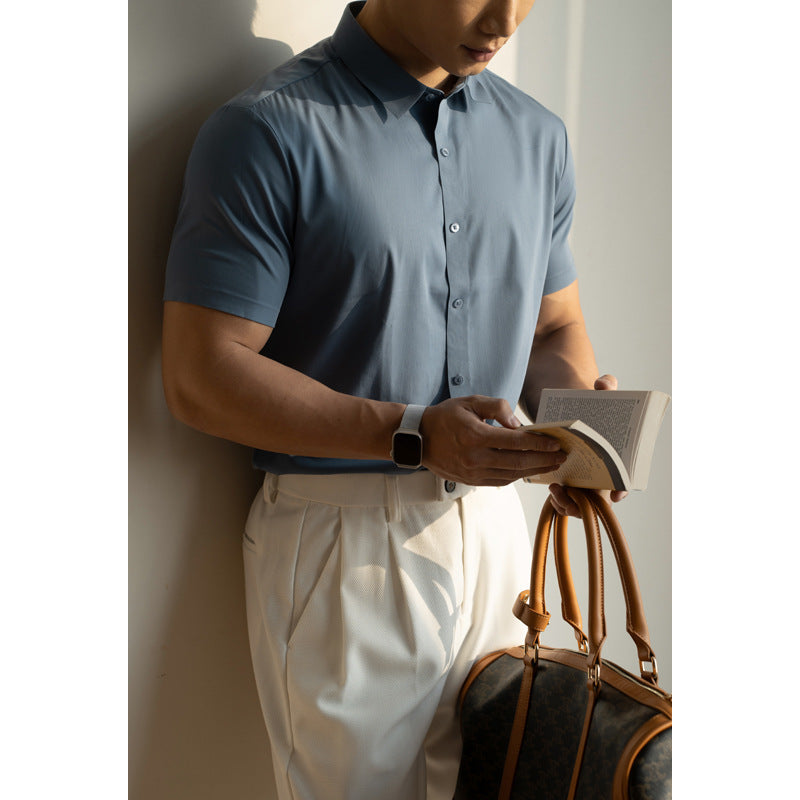 Ice-silk cooling T-shirt