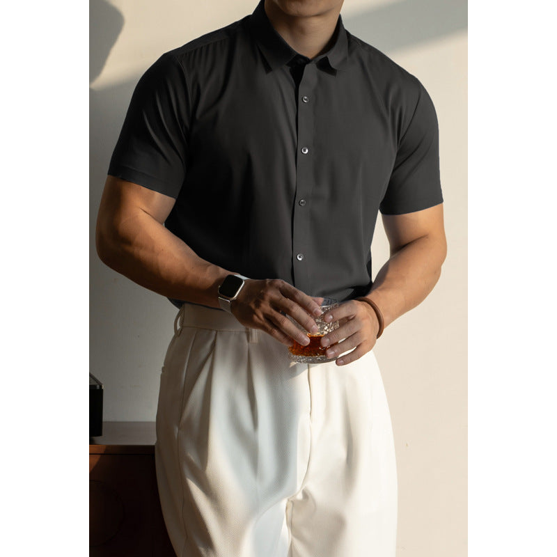 Ice-silk cooling T-shirt