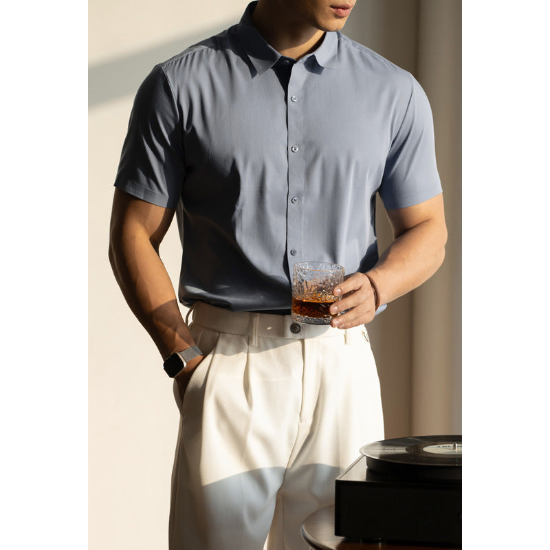 Ice-silk cooling T-shirt