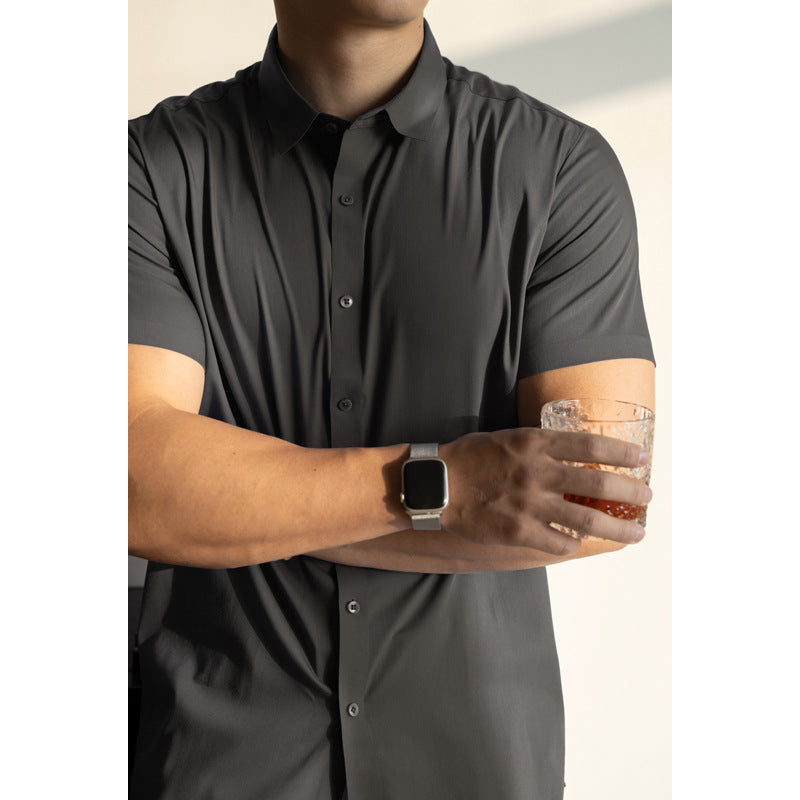 Ice-silk cooling T-shirt