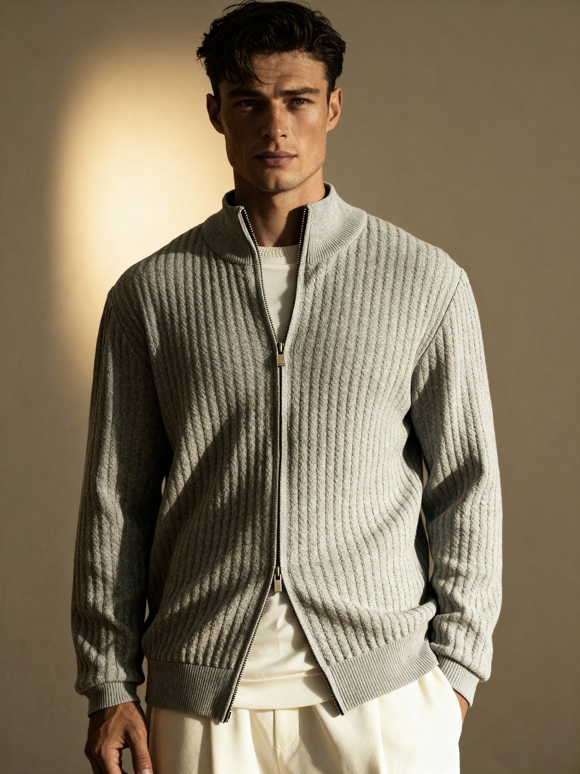 The Mayfair Stripe Knit Jacket