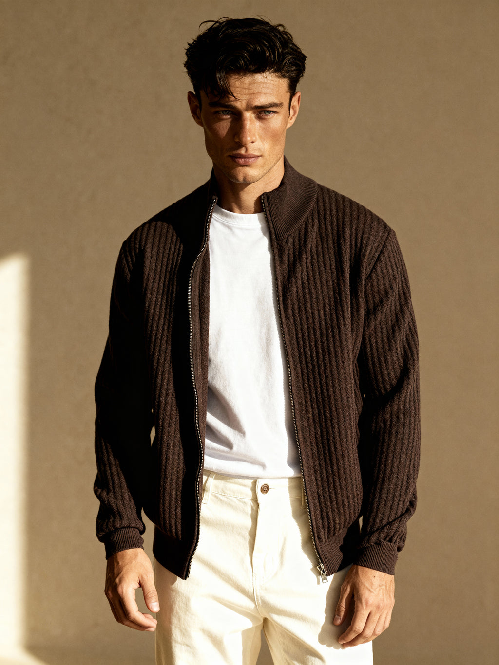 The Mayfair Stripe Knit Jacket
