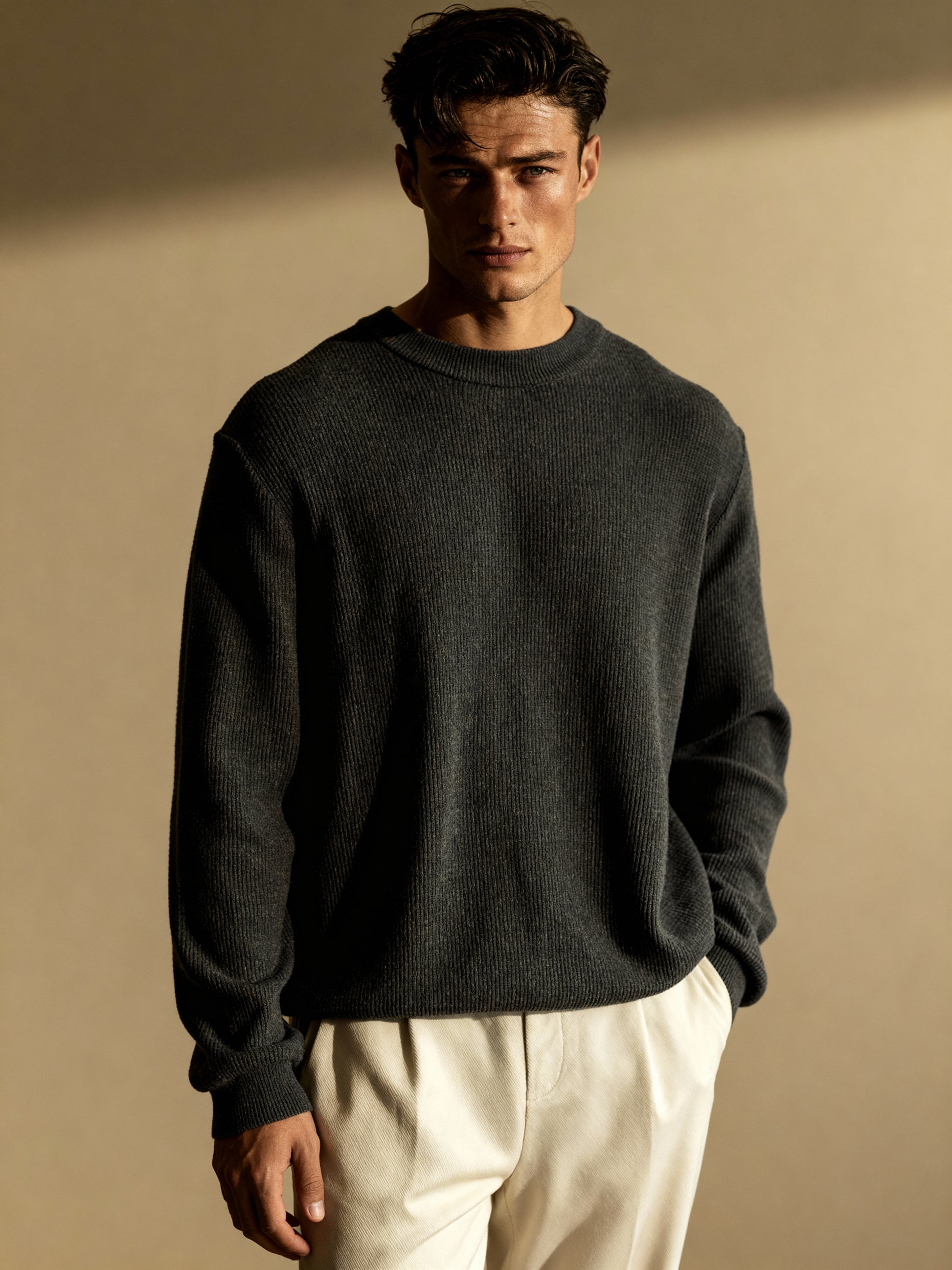 The Riviera Waffle Knit