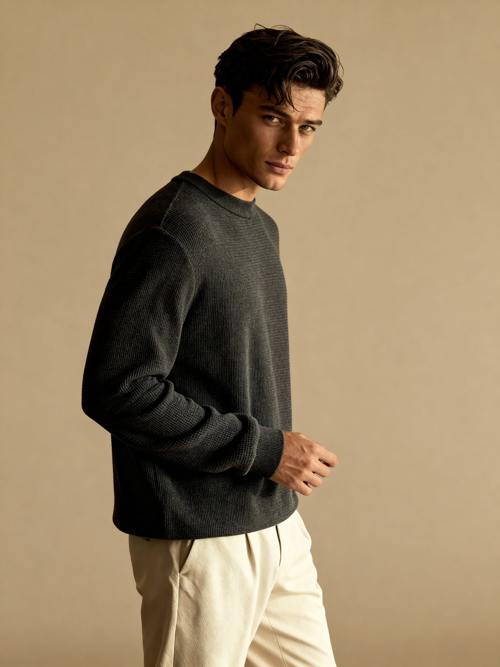 The Riviera Waffle Knit