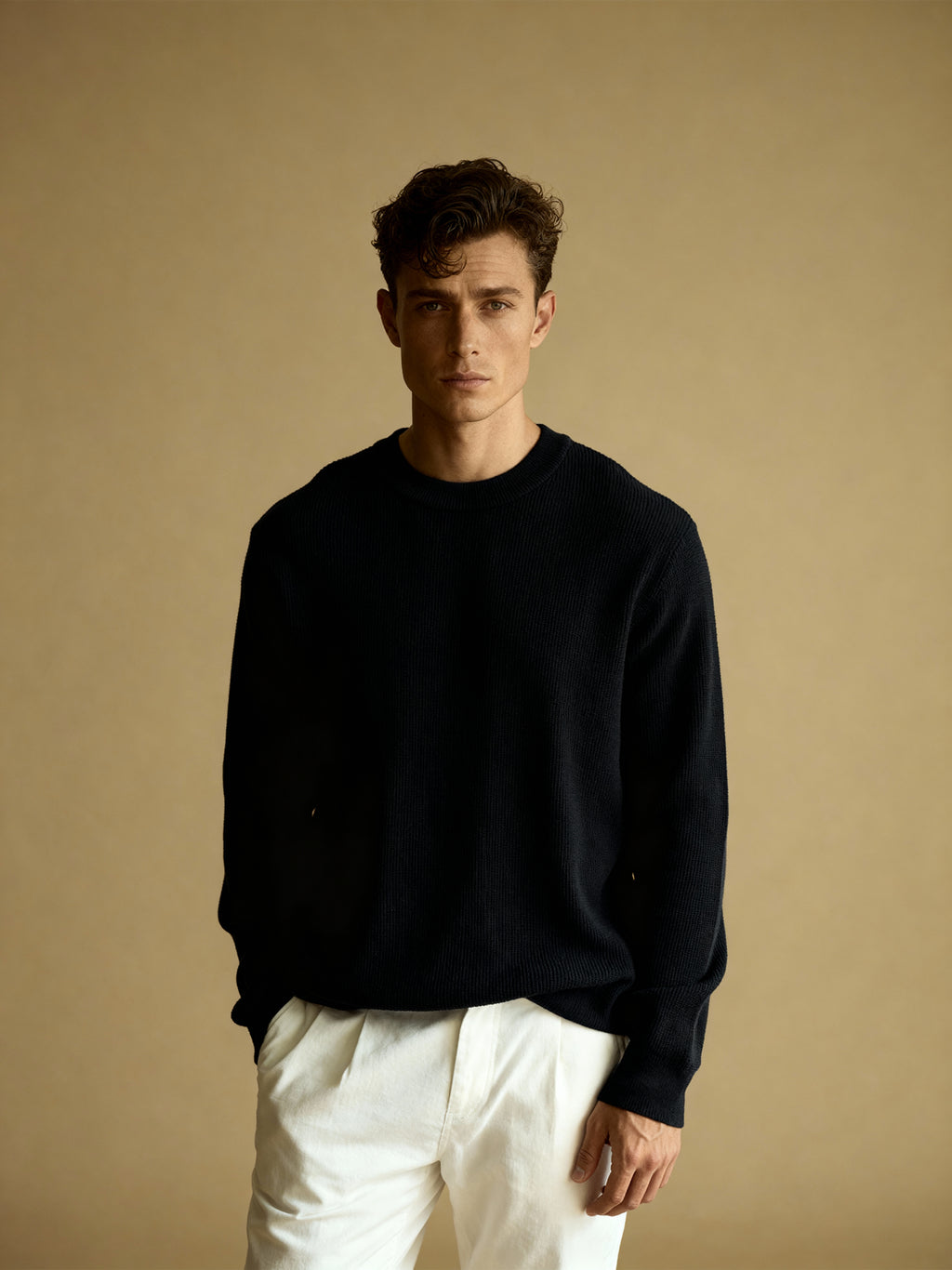 The Riviera Waffle Knit