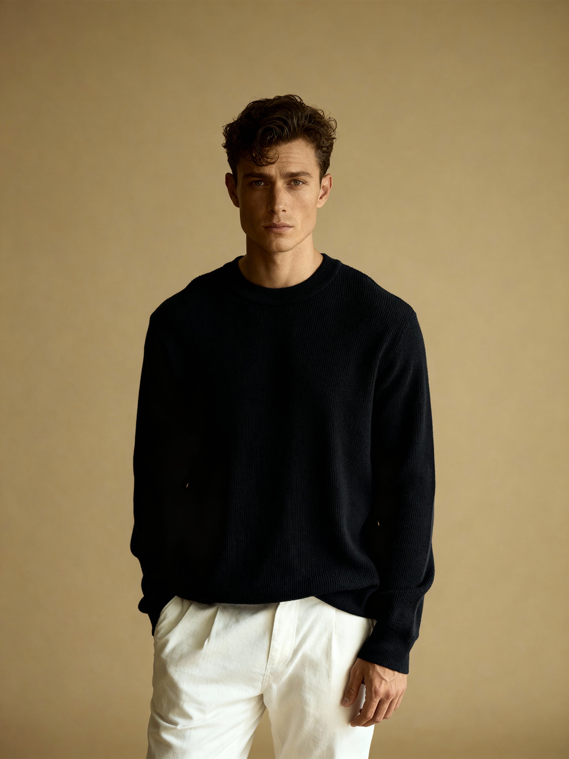 The Riviera Waffle Knit