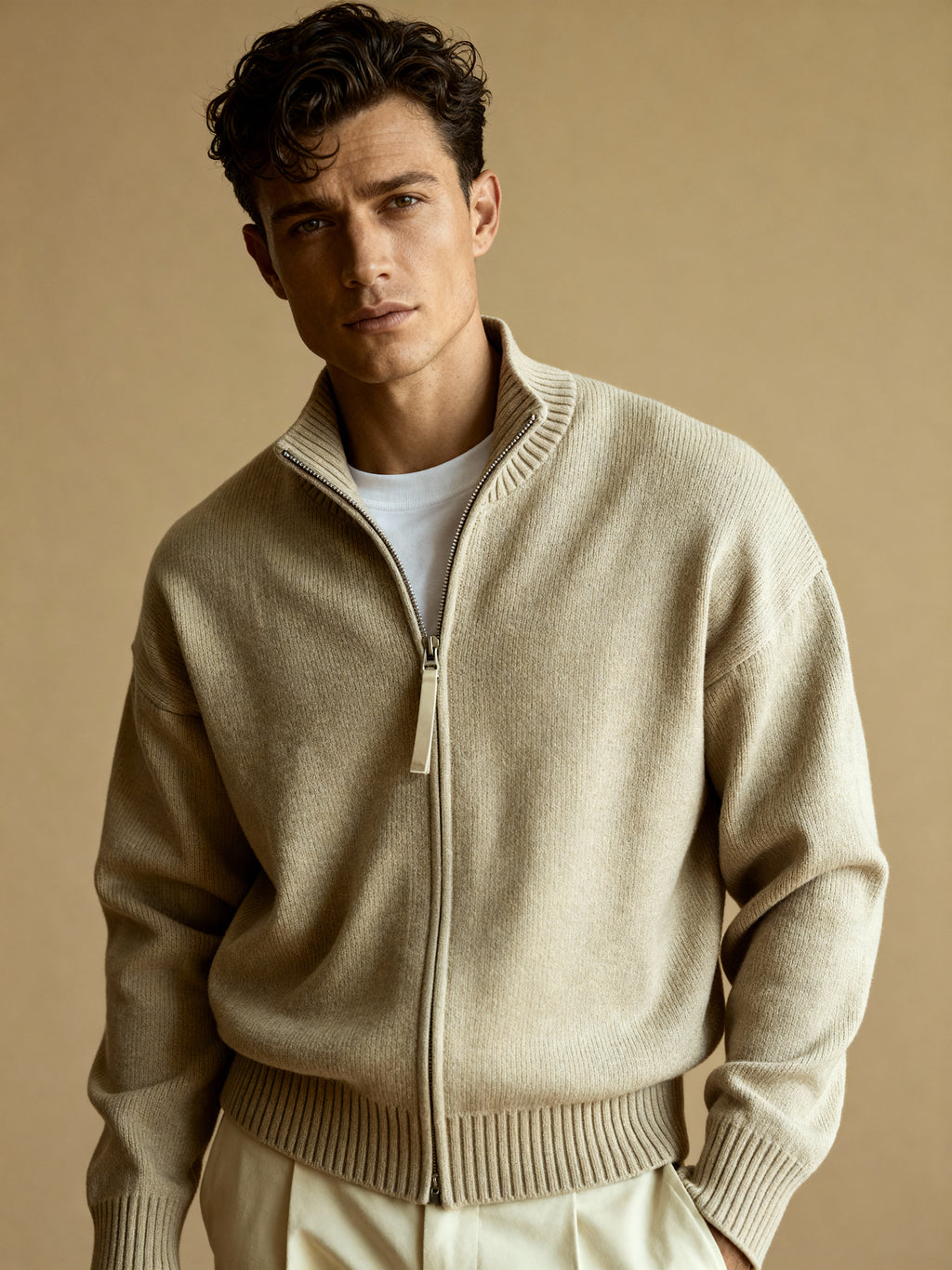 The Ascot Zip Cardigan