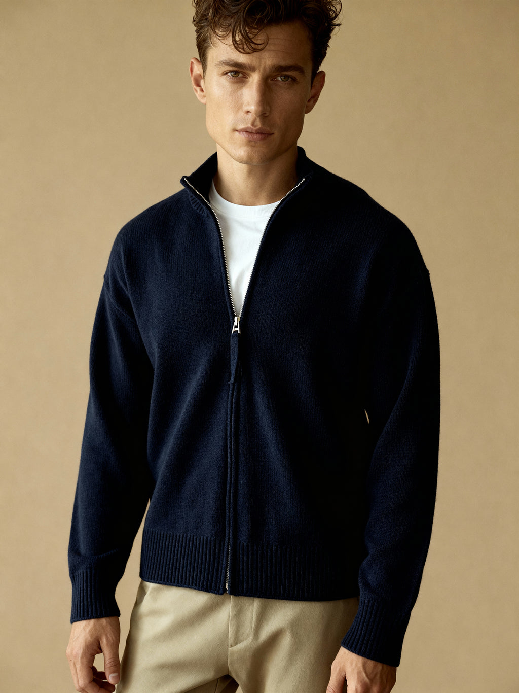 The Ascot Zip Cardigan