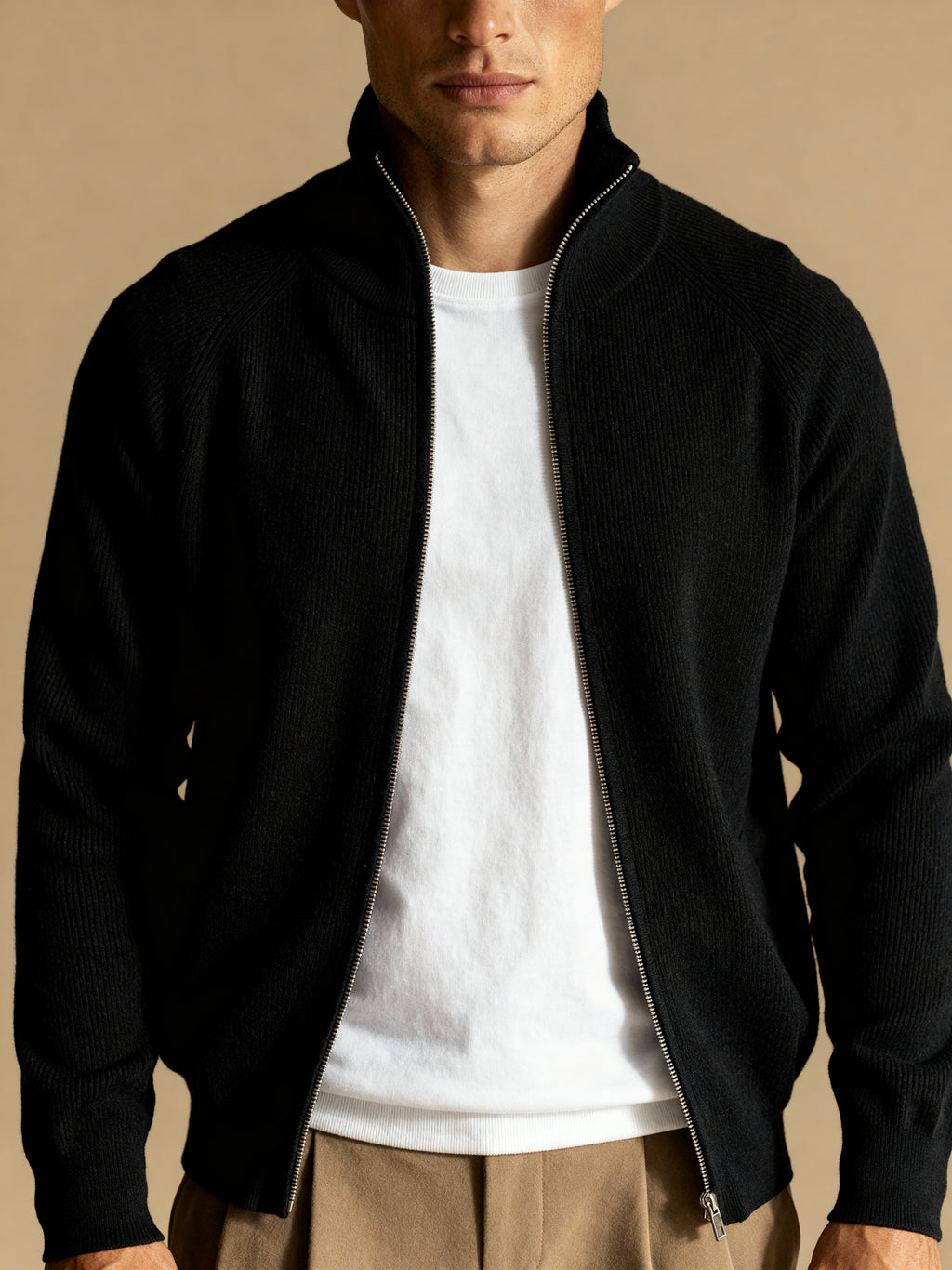 The Saint-Tropez Double-Zip Cardigan