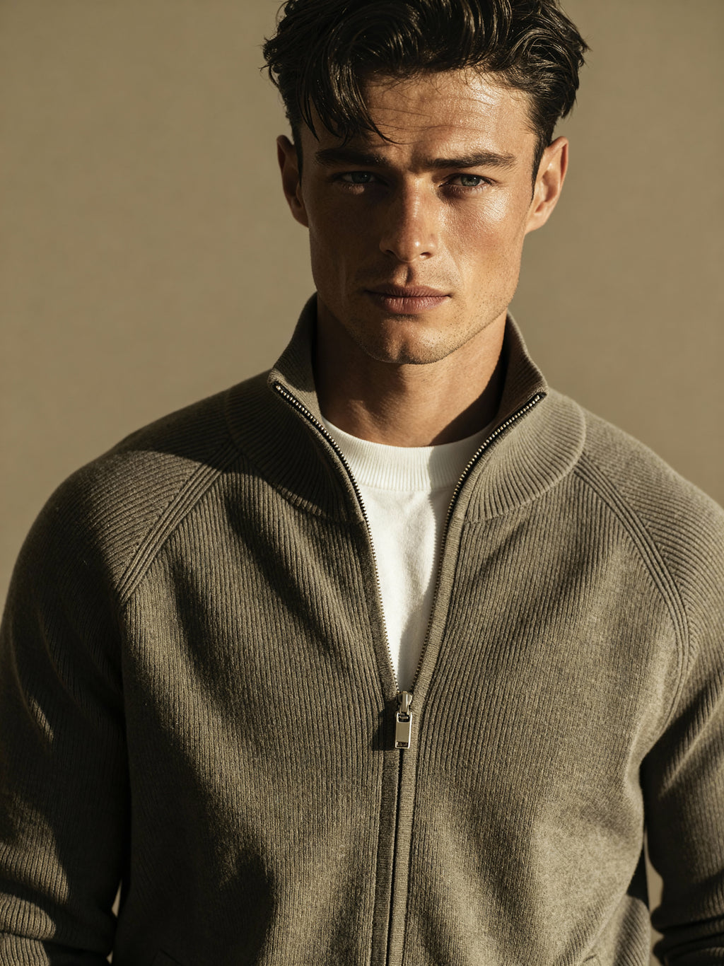 The Saint-Tropez Double-Zip Cardigan