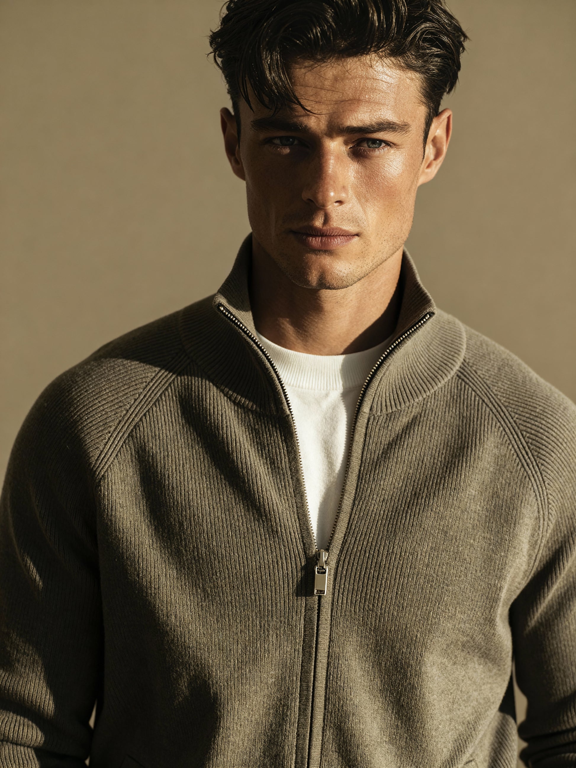 The Saint-Tropez Double-Zip Cardigan