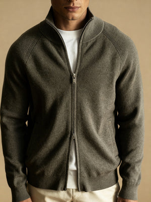 The Saint-Tropez Double-Zip Cardigan