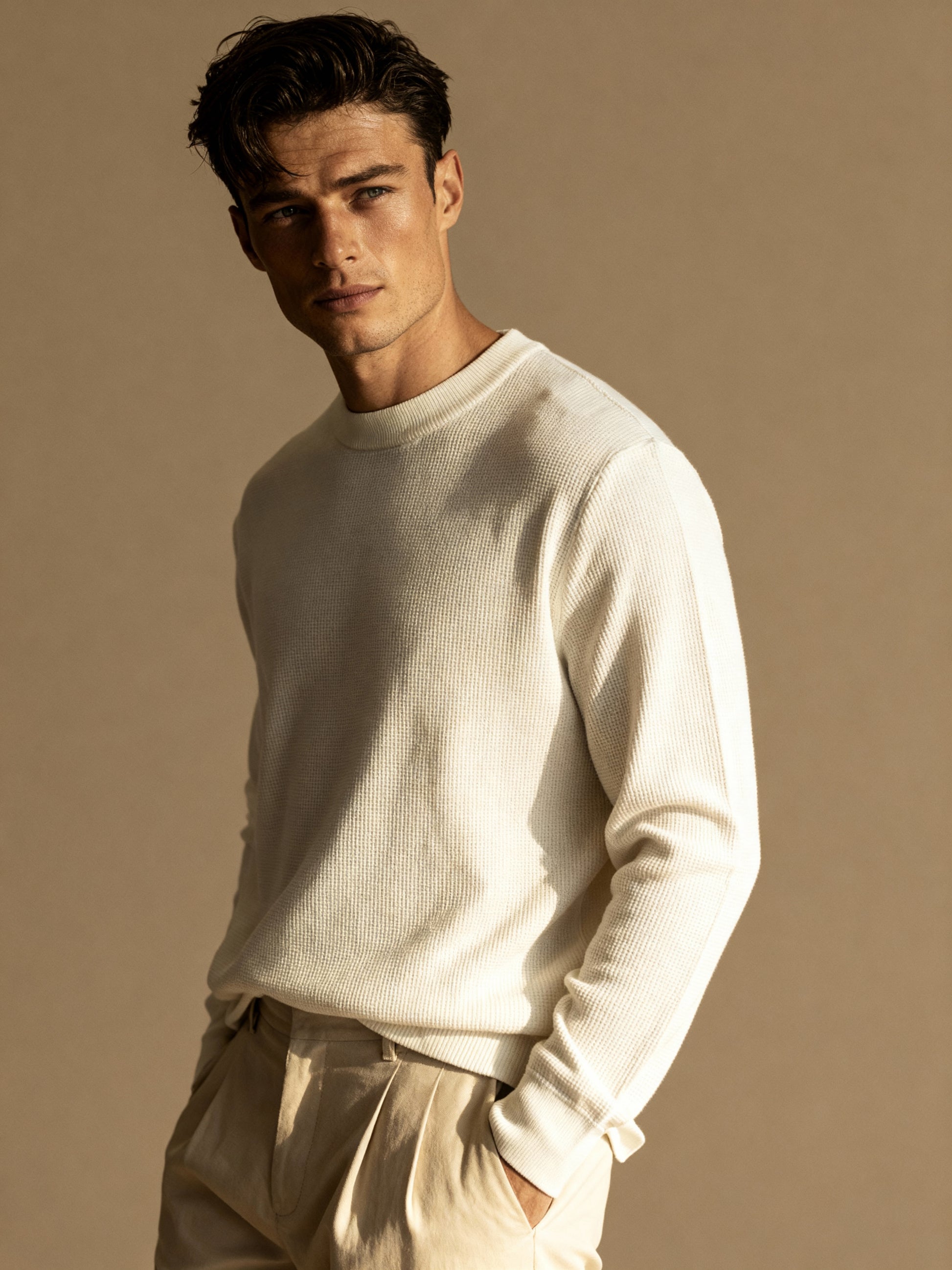 The Riviera Waffle Knit