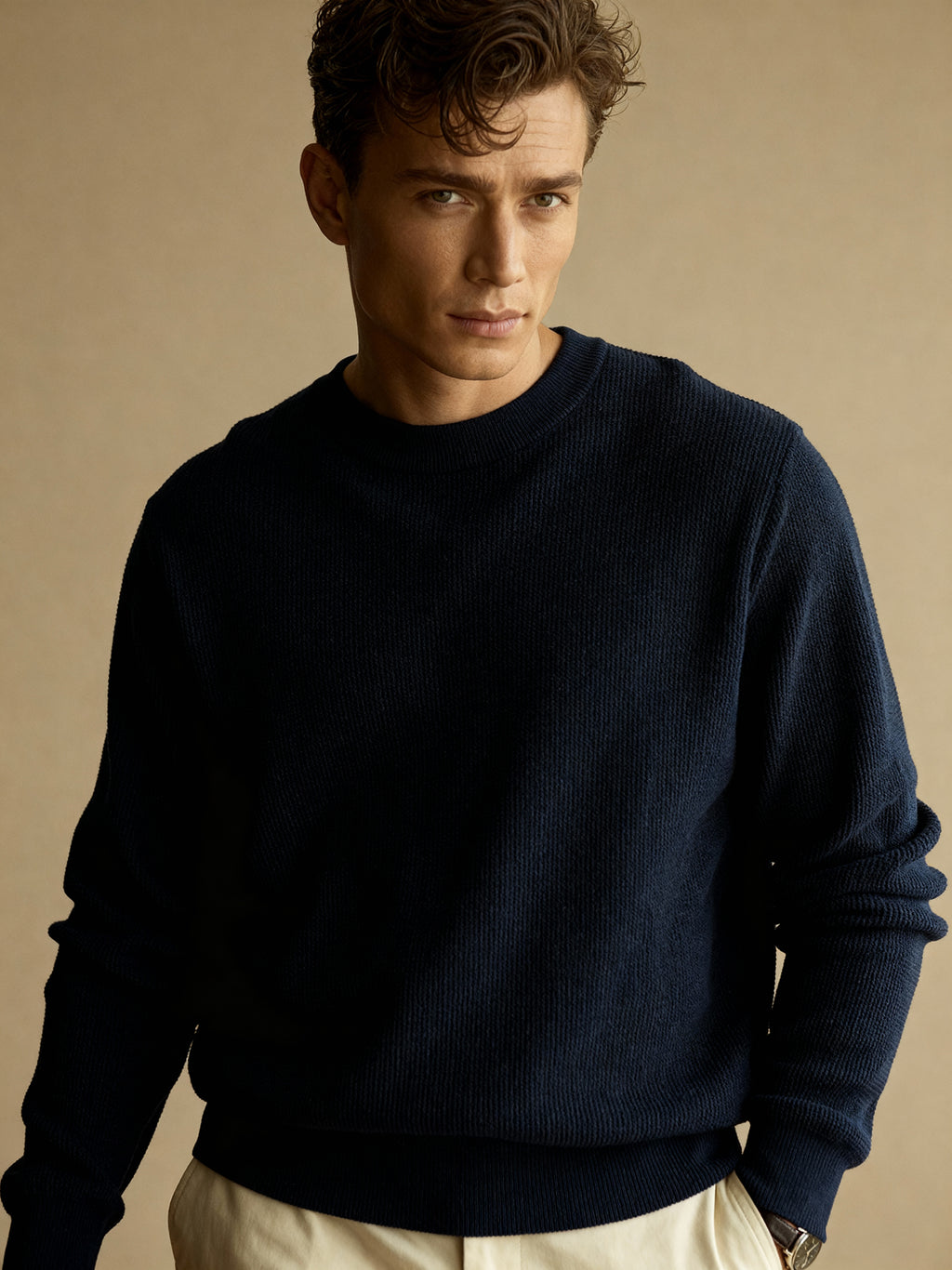 The Riviera Waffle Knit