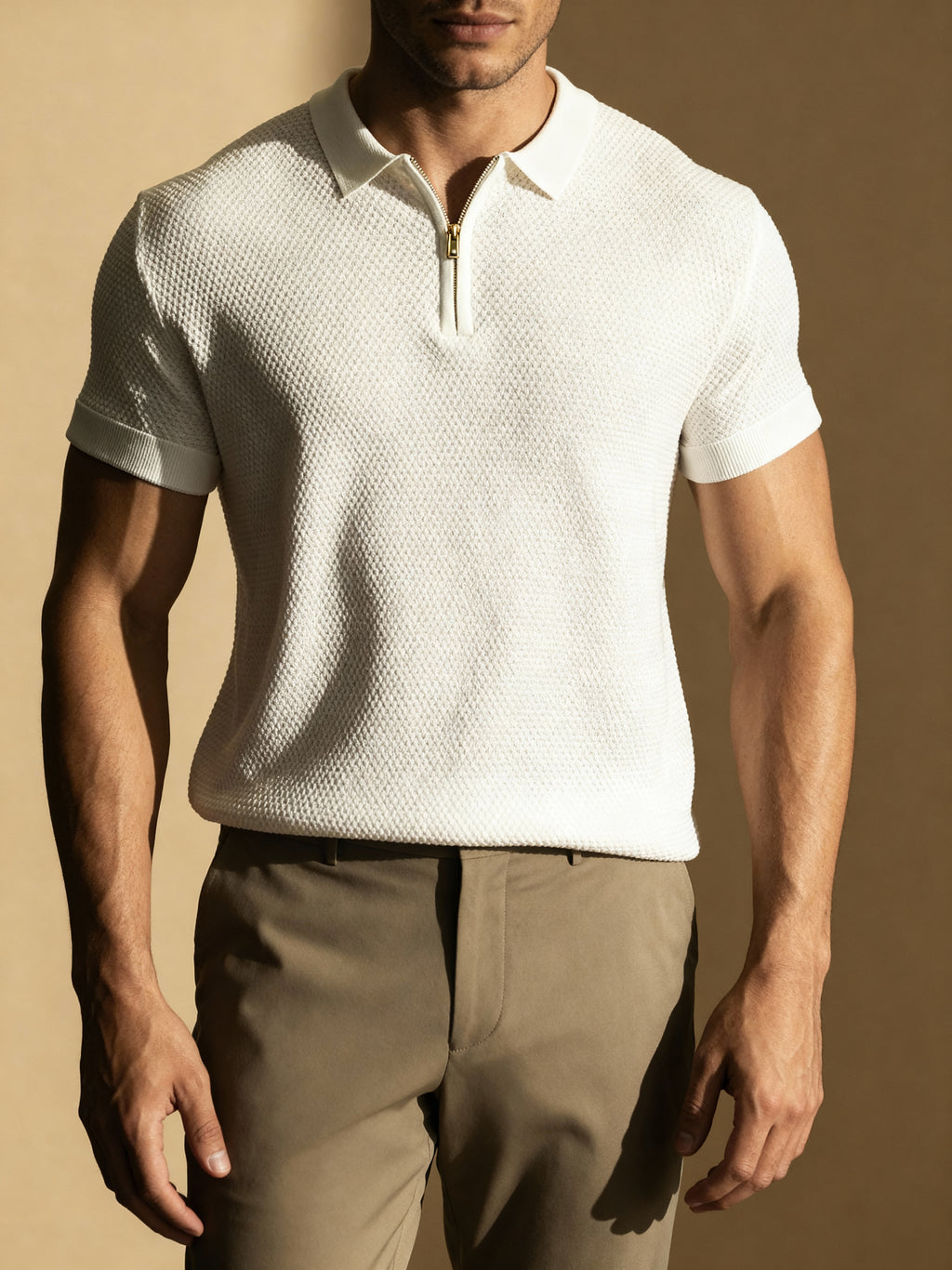 The Côte d’Azur Half-Zip Polo