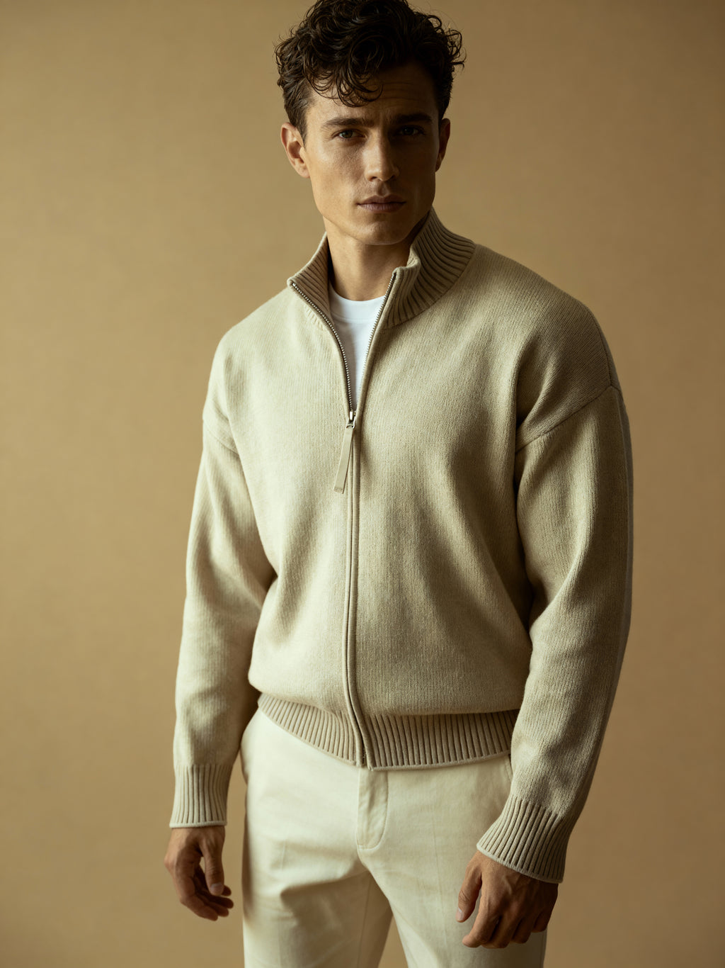 The Ascot Zip Cardigan