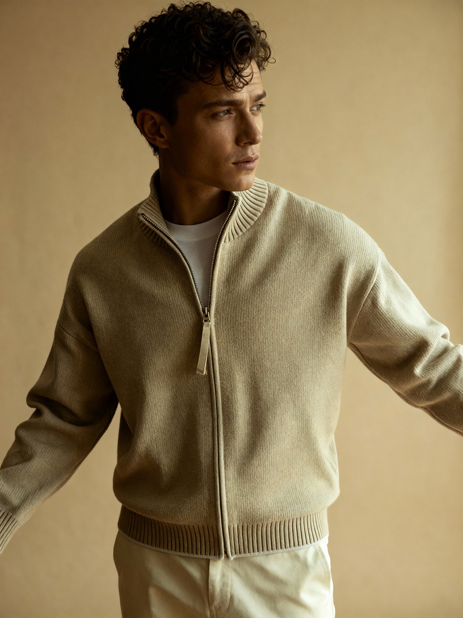 The Ascot Zip Cardigan