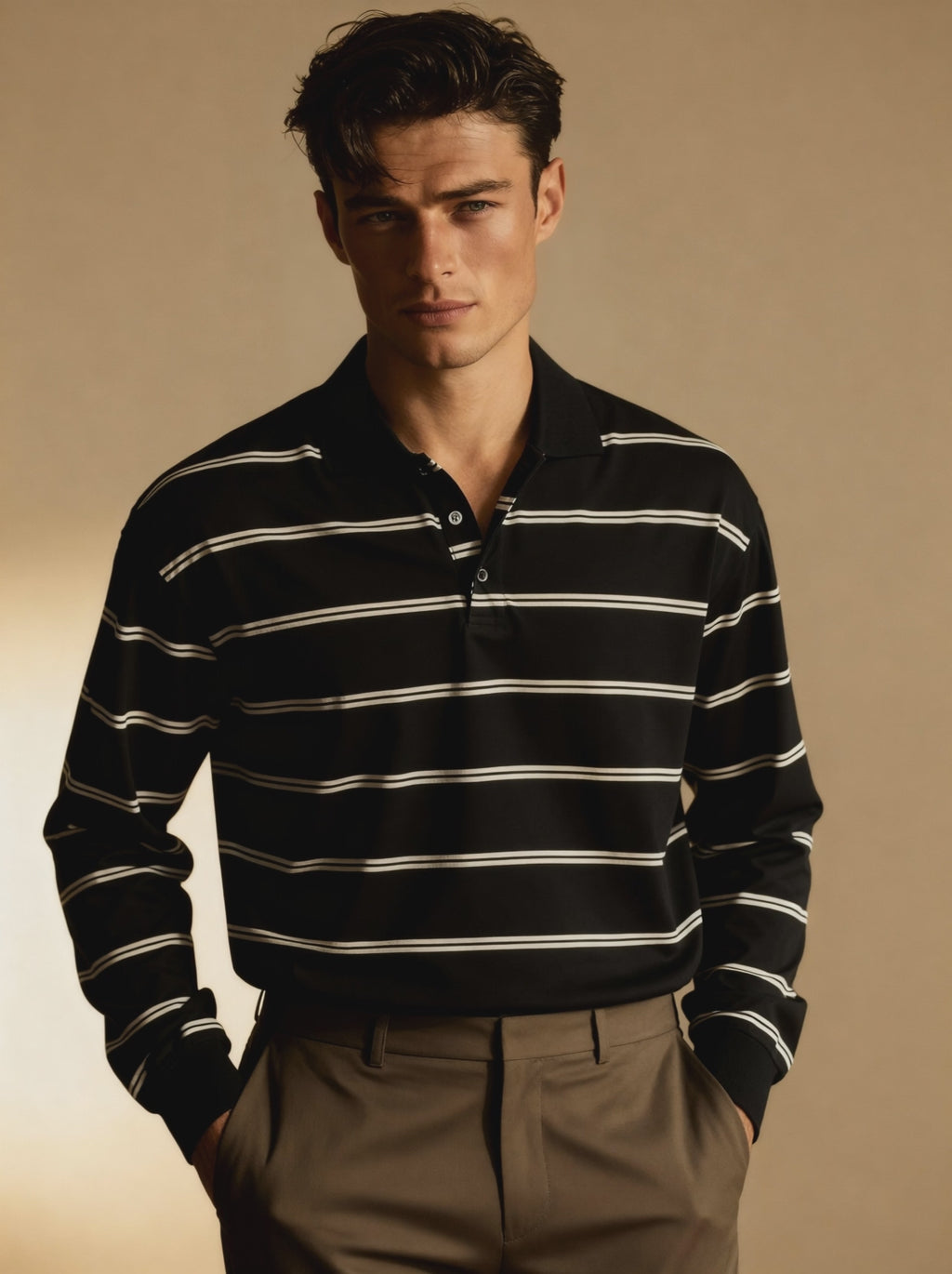 The Balmoral Stripe Polo